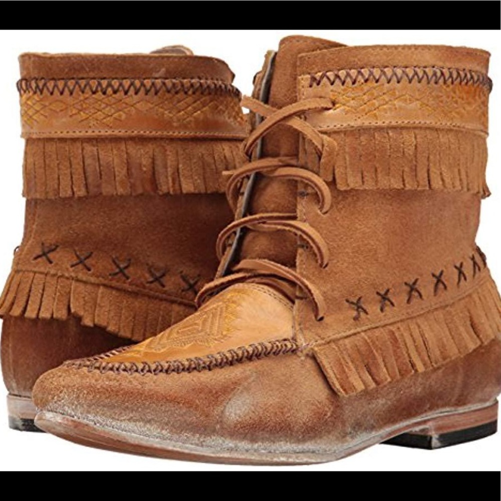 Women’s Freebird Tribe brown ankle bootie 6